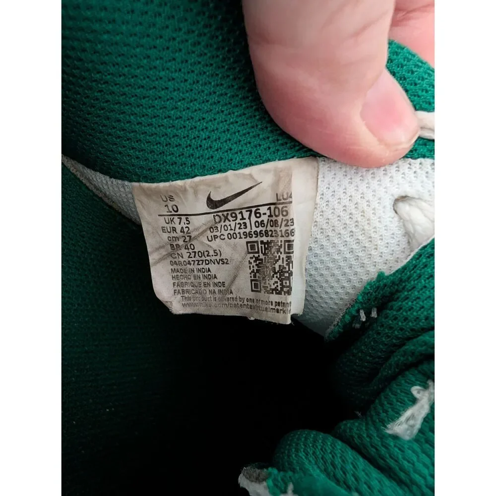 Nike Gamma Force Sail Fir Green Shoes | Women's 10 Retro Court Sneaker Old Money